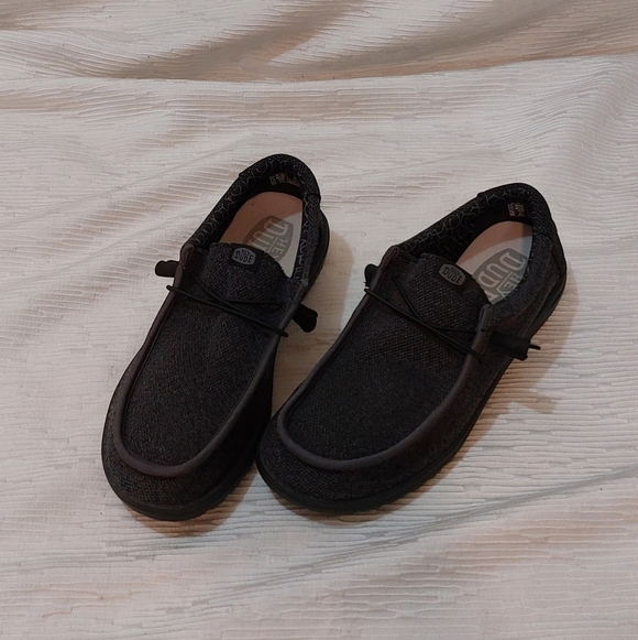 Hey Dude Other - Hey Dude Men's Black Slip-On Casual Loafers